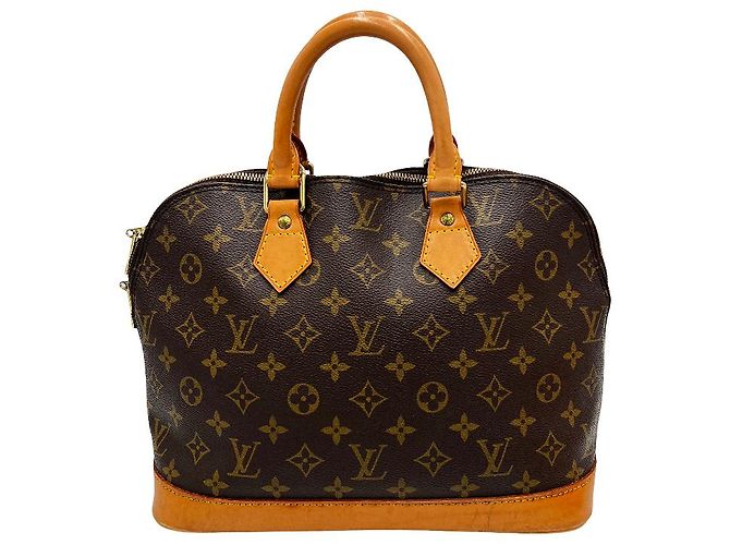 Louis Vuitton Vintage Alma Monogram Canvas PM Marrone