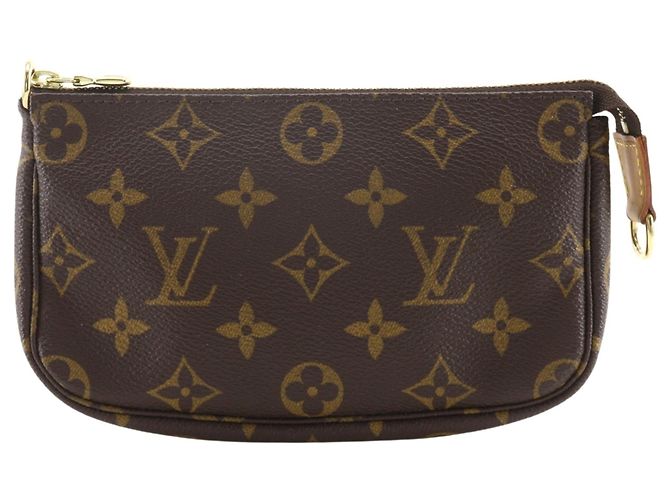 Louis Vuitton Mini Pochette Accessoires Clutch Braun Monogramm
