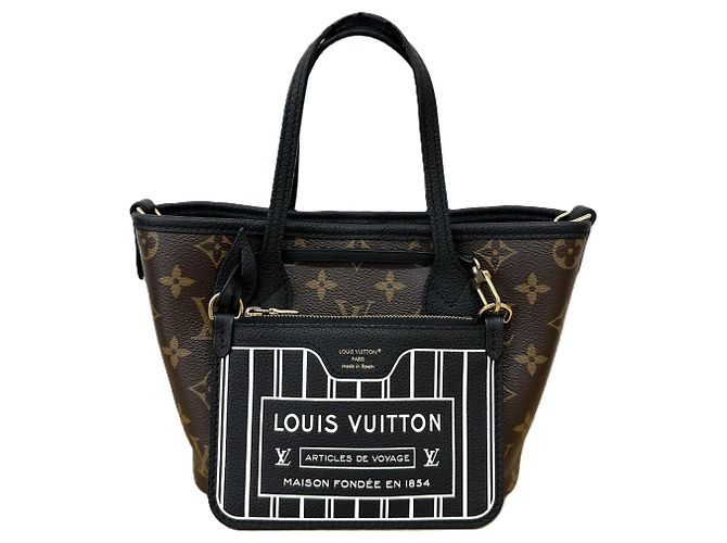 Sac cabas Louis Vuitton Neverfull Inside Out BB Marron