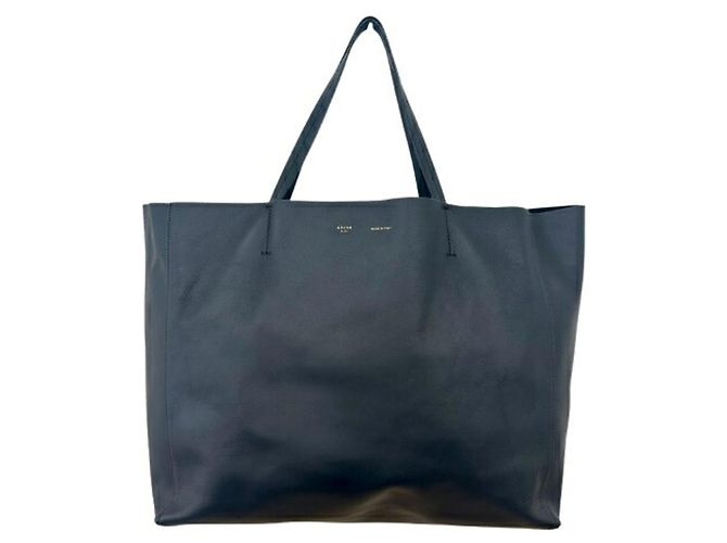 Cabas Céline Borsa Tote Orizzontale Celine Nero