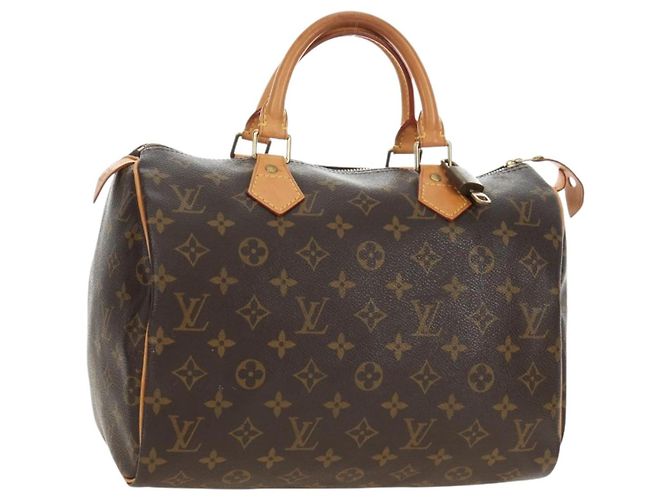 LOUIS VUITTON Bolsa Monogram Speedy 30 M41526 LV Auth 188966V Monograma