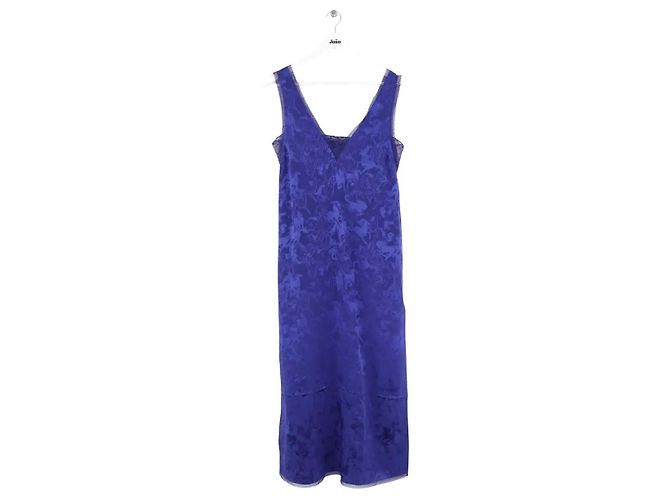 Zadig & Voltaire Kleid aus blauer Seide S