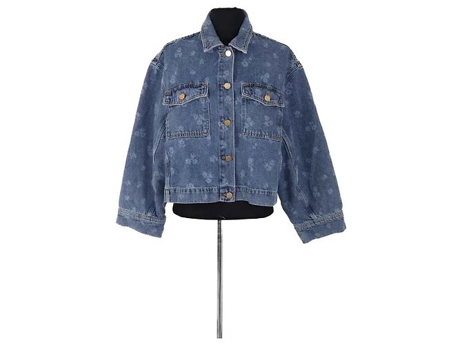 Chaqueta de algodón azul Essentiel Antwerp