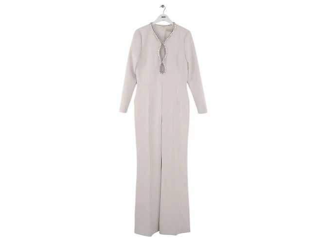 Elie Saab Ecru jumpsuit Cream