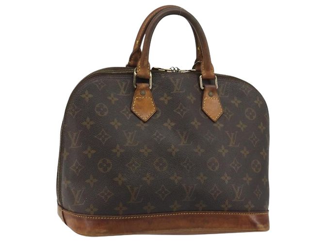 LOUIS VUITTON Monogram Alma Handtasche M51130 LV Auth BA13908 Monogramm