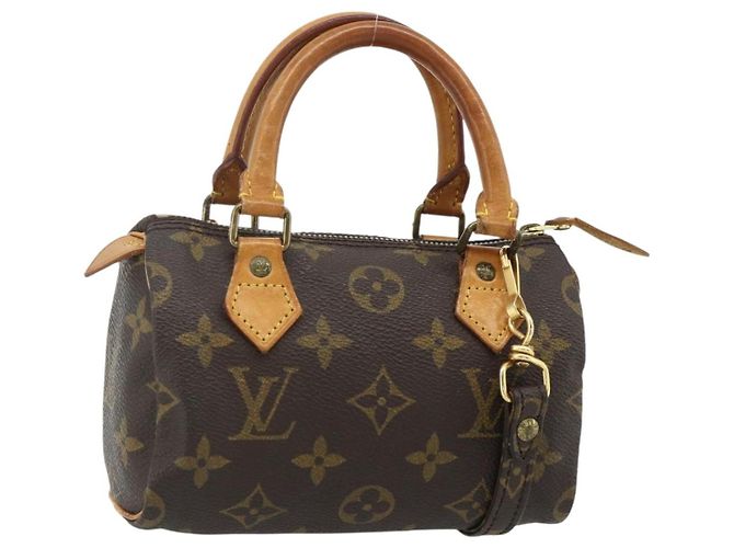 LOUIS VUITTON Bolsa Monogram Mini Speedy M41534 LV Auth 179297A Monograma