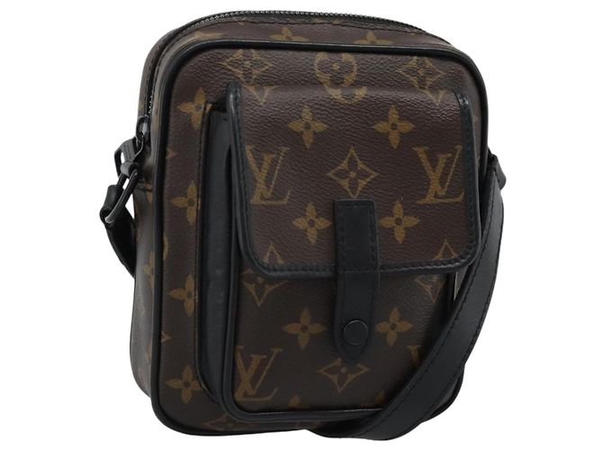 LOUIS VUITTON Macassar Christopher Wearable Wallet Bag M69404 LV Auth 186189V Monogramm