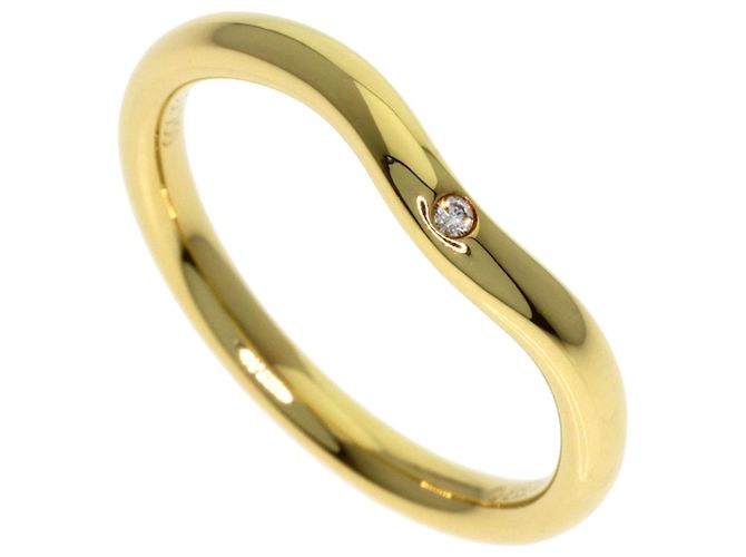 Tiffany & Co. 18K Gelbgold Diamantring