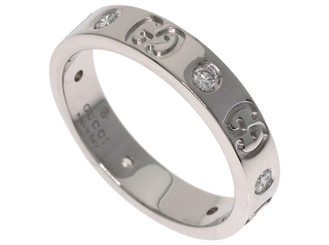 Gucci Icon Diamond Band Ring