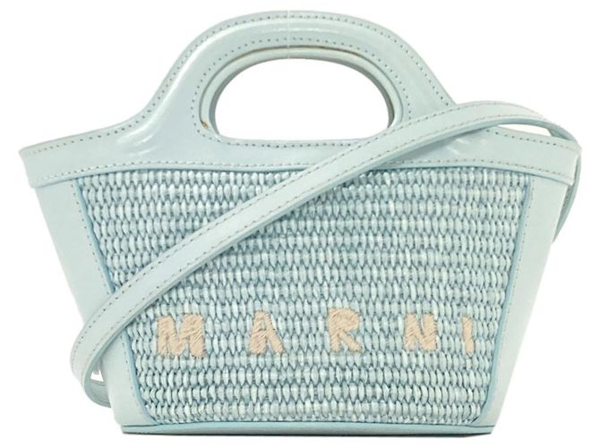 Borsa 2 Way Marni Tropicalia Blu chiaro