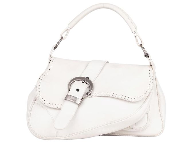 Dior par Galliano SS06 'Gaucho' Whipstitch Double Saddle Shoulder Bag