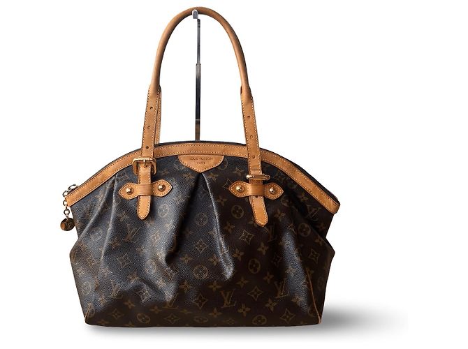 Borsa a mano Louis Vuitton Tivoli Marrone Pelle Oro D'oro