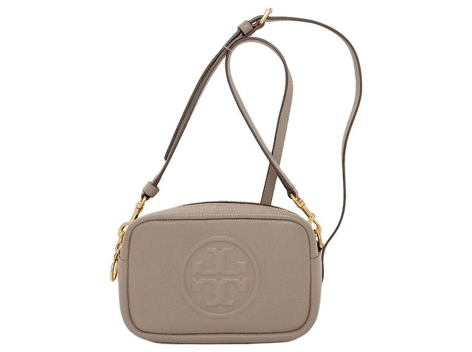 Tory Burch Perry Bombe Schultertasche Grau
