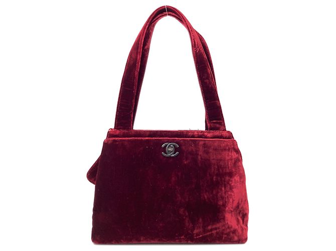 Borsa Tote Chanel Coco Mark Rosso