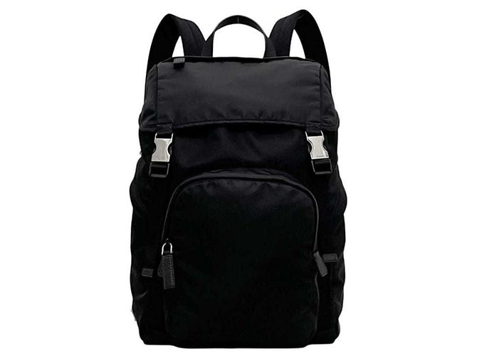 Prada Black Nylon Backpack