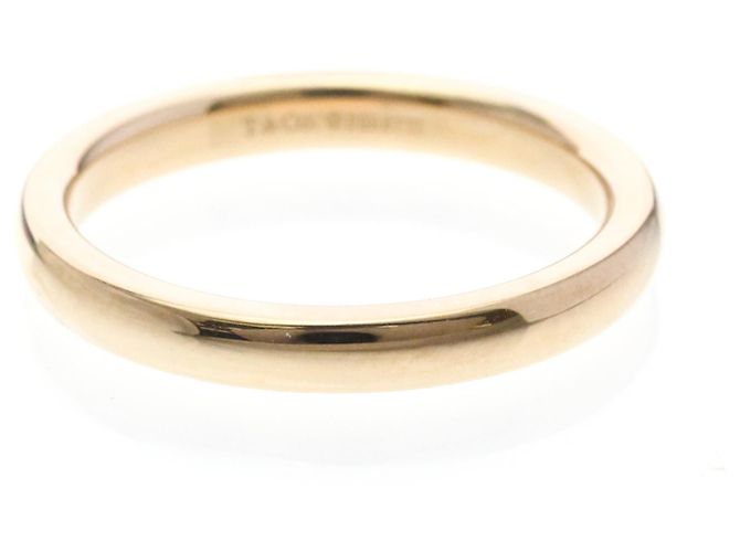 Tiffany & Co Anillo de banda de moda Tiffany en oro rosa de 18K Dorado