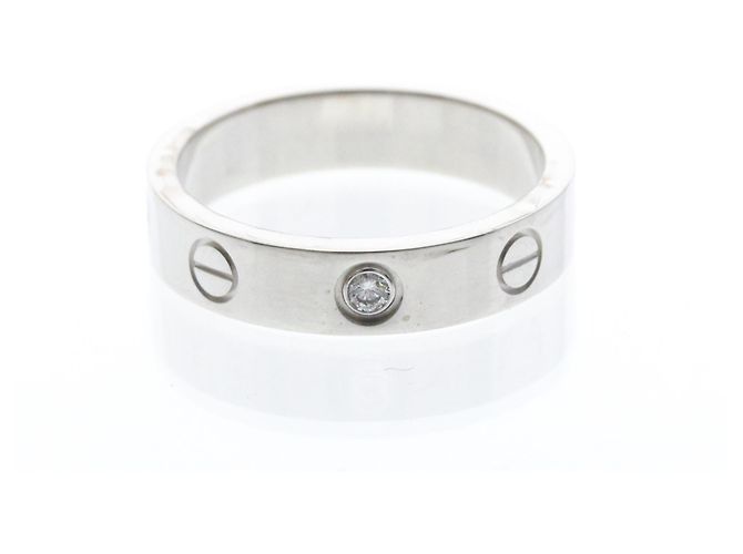Anello Mini Love Band Cartier Argento