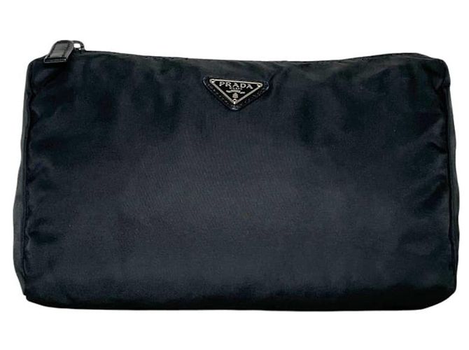 Prada Pouch aus schwarzem Nylon