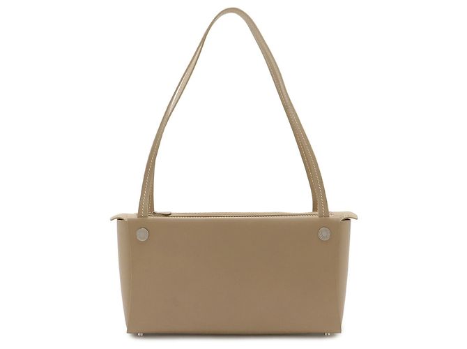 Bolsa Tote de ombro em couro de bezerro bege Hermès
