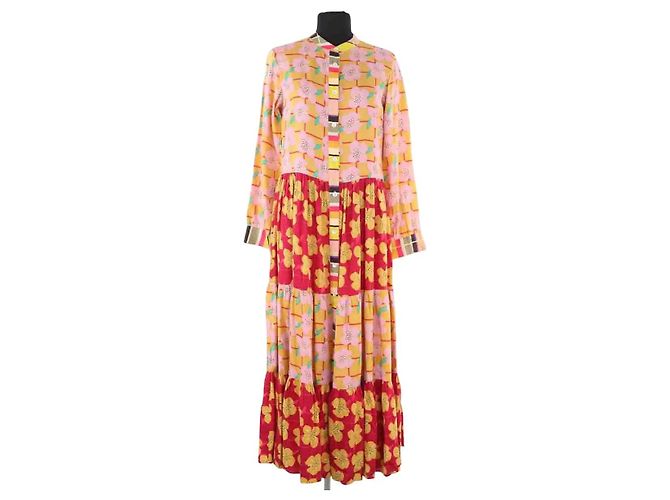 Autre Marque Mehrfarbiges Kleid Mehrfarben