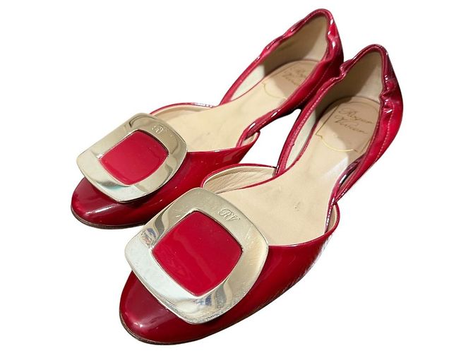 Sapatilhas de verniz Roger Vivier
