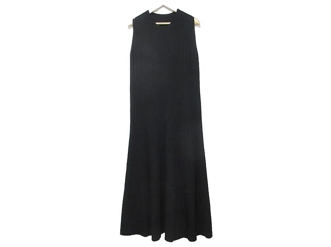 Autre Marque Vestido de punto con paneles STYLE DELI Negro