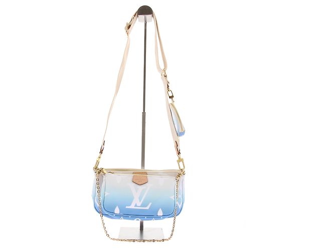 Louis Vuitton Bolsa tiracolo "Multi Pochette" Azul