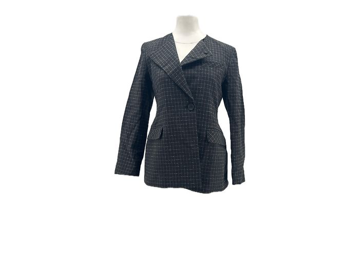 Dagmar Blazer gris a rayas