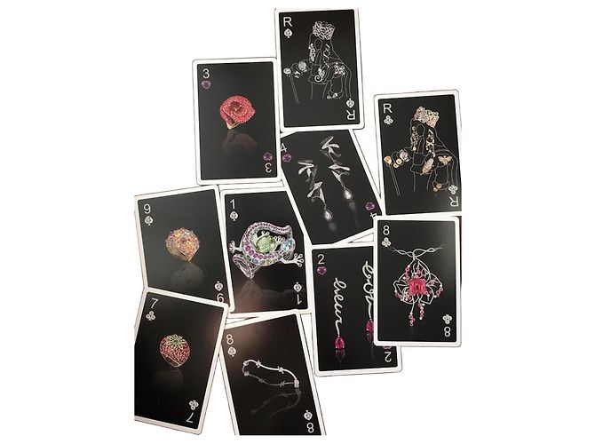 Autre Marque Lorenz Baumer Jeu de Cartes de Luxe "Vos Atouts" Noir Multicolore