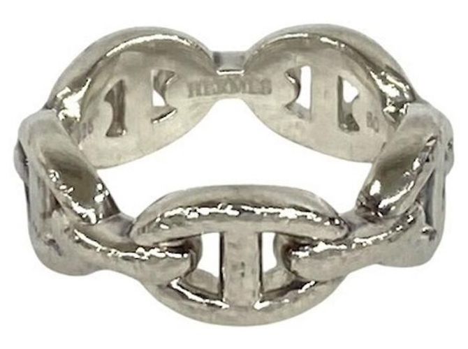 Hermès Hermes Enchainée Ring in Silver 925 Silvery 