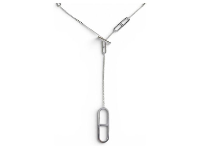 Hermès Collar HERMES Everchaine d'Ancre 925 Plata