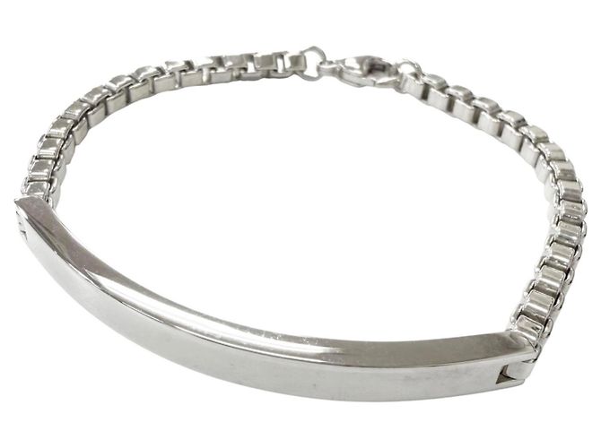 Tiffany & Co Bracciale ID a maglie veneziane Tiffany&Co. Argento