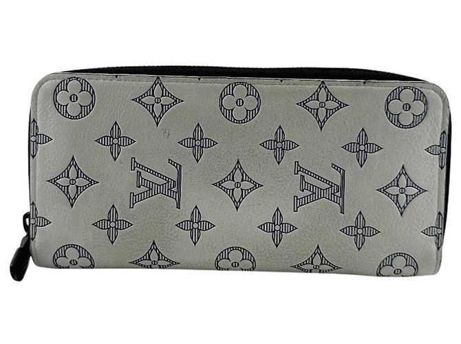 Louis Vuitton Monogram Shadow Long Wallet White