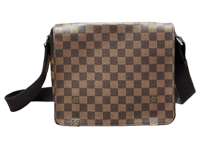 Sac Messenger Louis Vuitton Damier Ebene Marron Damier ebène