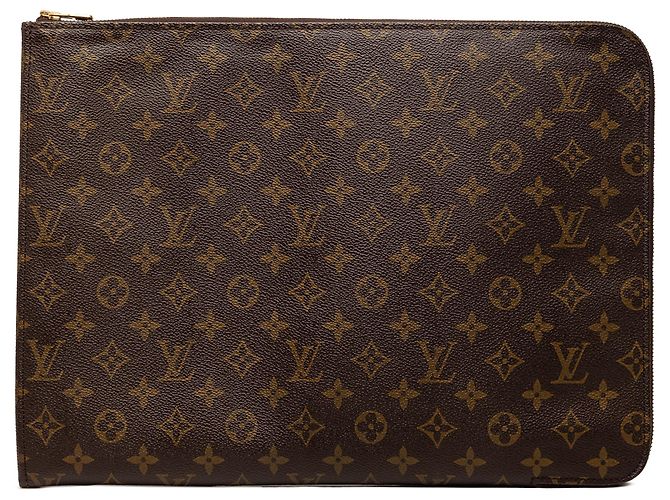 Louis Vuitton Braun Monogram Poche Documents Portfolio