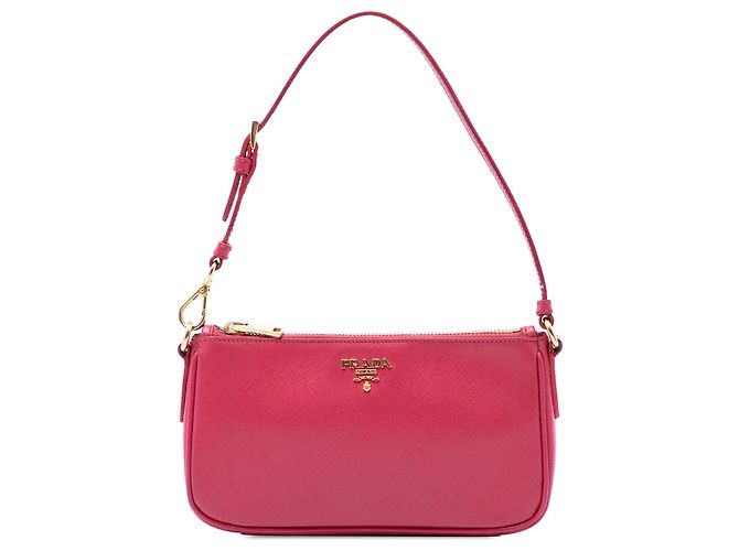 Bolso de hombro Prada Pink Saffiano Rosa