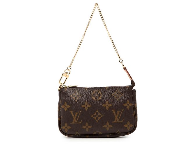 Louis Vuitton Marrone Monogram Mini Pochette Accessoires