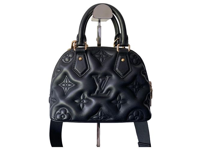 Louis Vuitton Alma BB Bubblegram Handtasche Schwarz