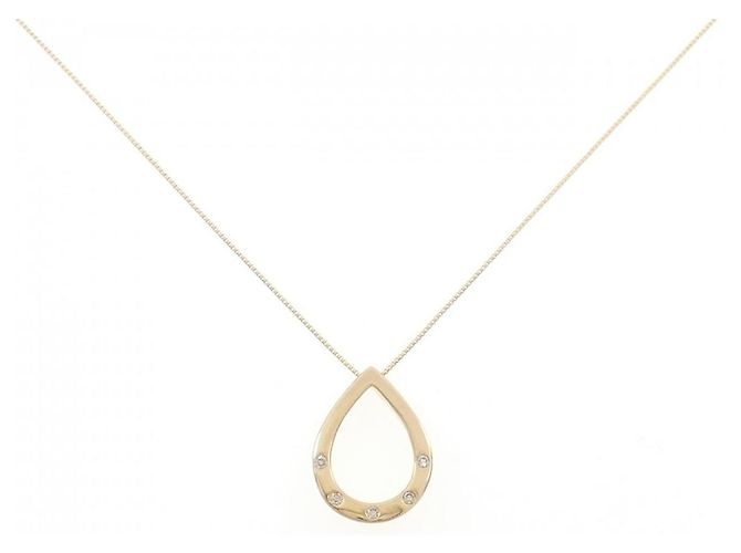 Autre Marque Collana con Diamanti Au750 D'oro