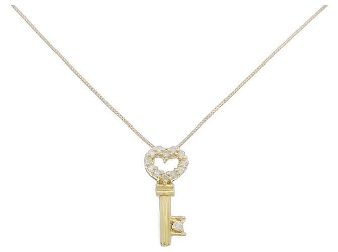 Autre Marque Collana con Diamanti Au750 D'oro