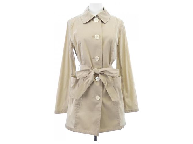 Autre Marque Abrigo de lana Daks Beige