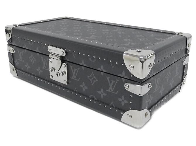 Estuche de joyas Louis Vuitton Monogram Eclipse Negro