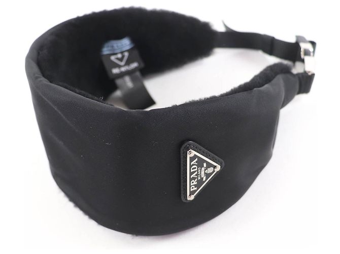 Prada 1IE020 Accesorio para el pelo de nailon Negro