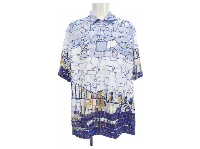 Camicia Supreme MOSAIC S S SHIRT Blu