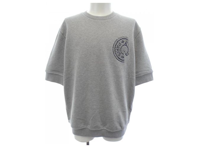 Hermès Sweatshirt en coton Hermes Taille S Marron