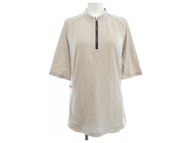 Hermès Camiseta de algodón Hermes Clic de Selle Sellier Beige
