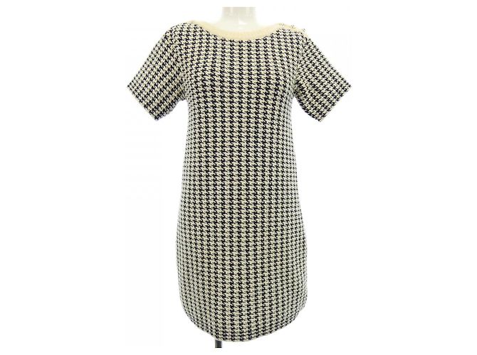 Christian Dior Kleid Schwarz Beige