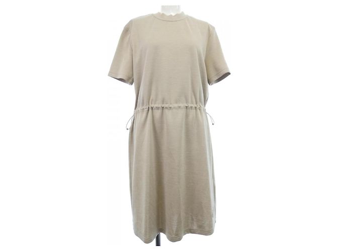 Hermès Vestido Hermes34 Bege