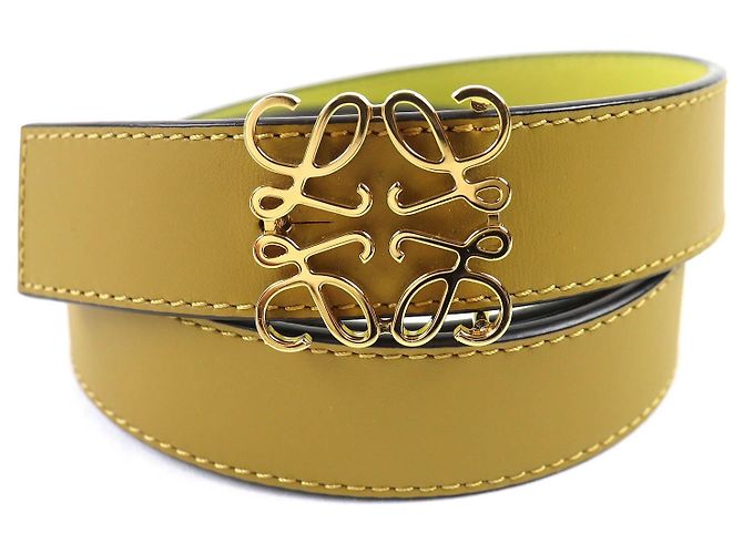 Loewe Anagram Belt Green