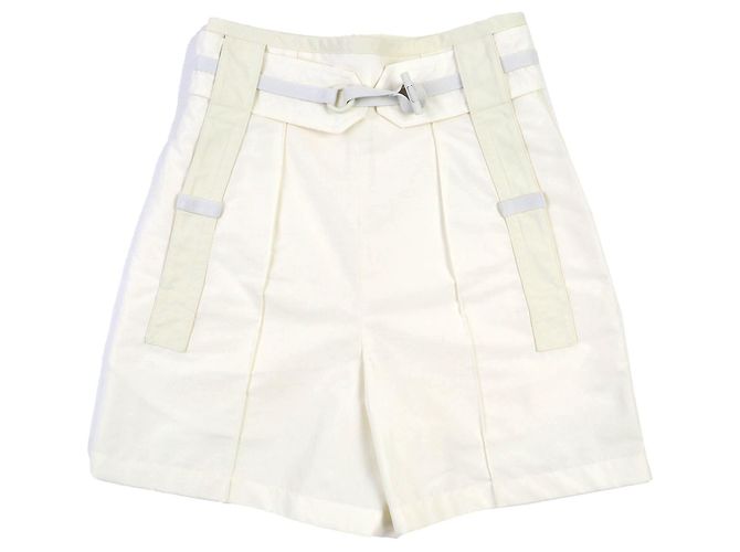 Hermès Culottes de algodão e nylon Hermes Bege Cru